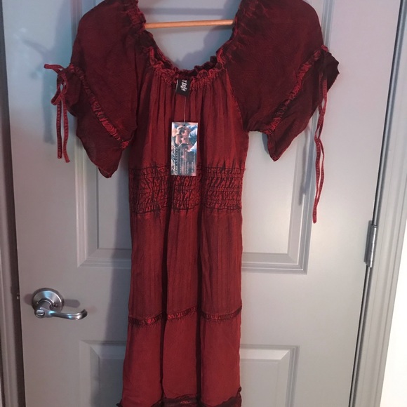 NWT. Sacred Threads Dress/Tunic. 213913. BL/OR - Picture 3 of 5